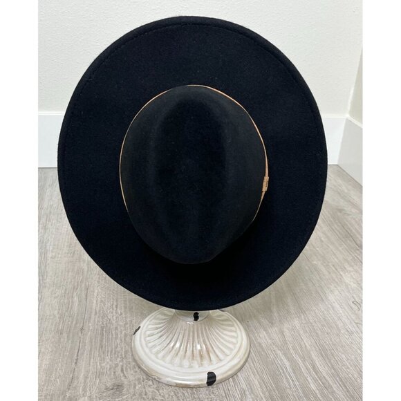 Tentree Recycled Wool Wide Brim Felt Hat NWT Meteorite Black Small - Picture 10 of 13